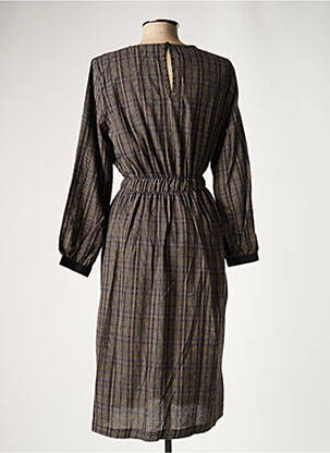 Robe mi-longue bleu LA FEE MARABOUTEE femme