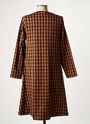 Robe mi-longue marron HUMILITY femme