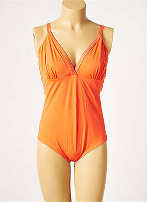 Maillot de bain 1 pièce orange SIMONE PERELE femme