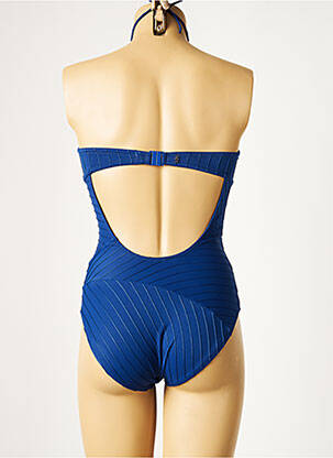 Maillot de bain 1 pièce bleu LOU femme