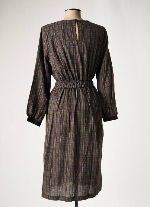 Robe mi-longue bleu LA FEE MARABOUTEE pour femme