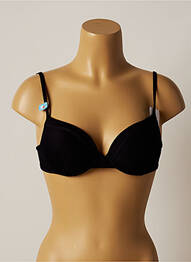 Haut de maillot de bain stretch haut soutien-gorge moulé noir CHERRY BEACH femme