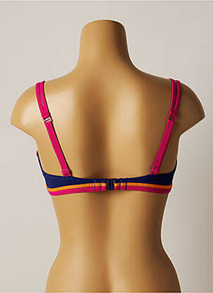 Haut de maillot de bain stretch haut soutien-gorge moulé rose BELCOR femme