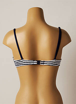 Haut de maillot de bain stretch haut soutien-gorge moulé bleu CHERRY BEACH femme