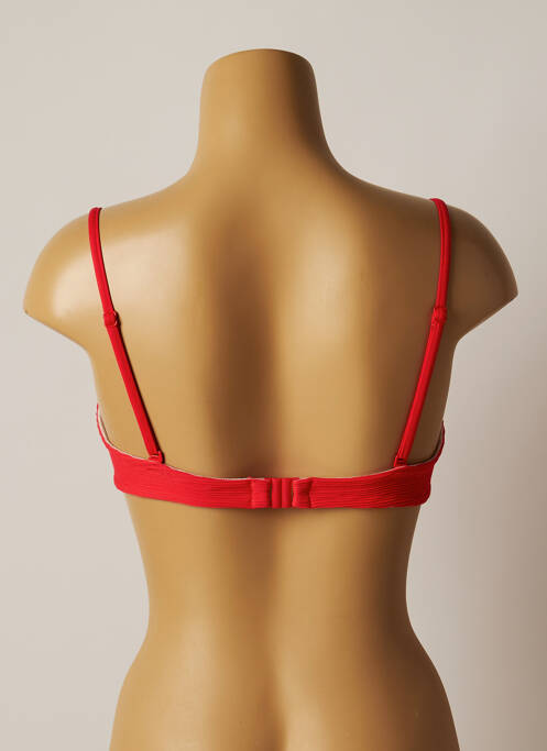 Haut de maillot de bain rouge CHERRY BEACH pour femme