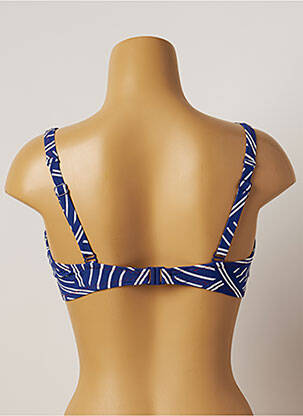 Haut de maillot de bain stretch bleu BELCOR femme