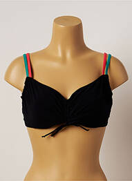 Haut de maillot de bain stretch noir BELCOR femme