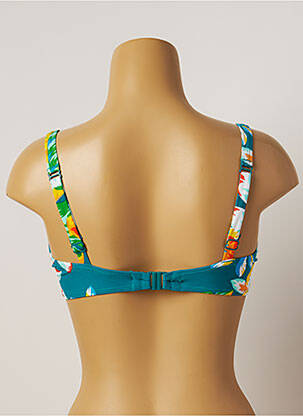 Haut de maillot de bain stretch bleu BELCOR femme
