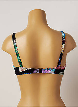 Haut de maillot de bain stretch noir BELCOR femme