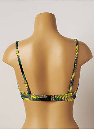 Haut de maillot de bain stretch haut soutien-gorge emboitant vert CHERRY BEACH femme