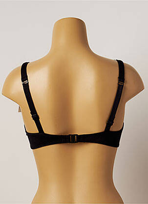 Haut de maillot de bain stretch haut soutien-gorge emboitant noir BELCOR femme