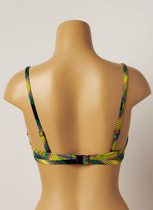 Haut de maillot de bain stretch haut soutien-gorge emboitant vert CHERRY BEACH femme