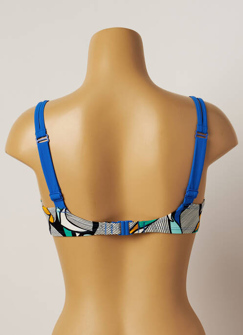 Haut de maillot de bain bleu BELCOR pour femme