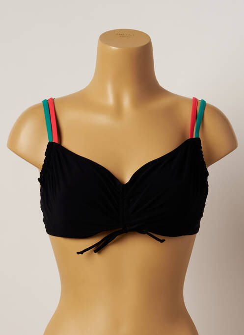 Haut de maillot de bain noir BELCOR pour femme