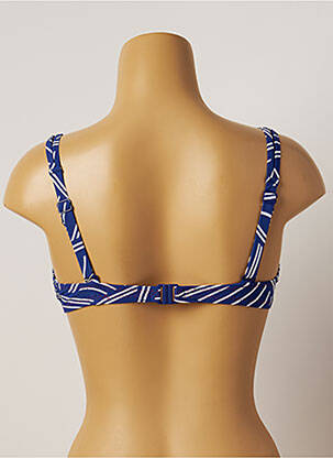 Haut de maillot de bain stretch bleu BELCOR femme