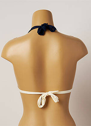 Haut de maillot de bain fermeture liens à nouer haut soutien-gorge moulé rose VARIANCE femme