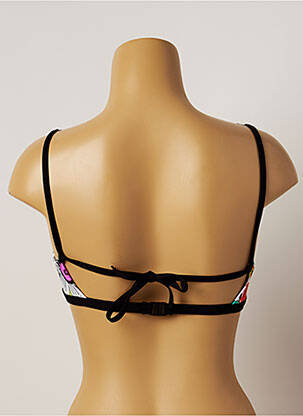 Haut de maillot de bain stretch haut triangles blanc CHERRY BEACH femme