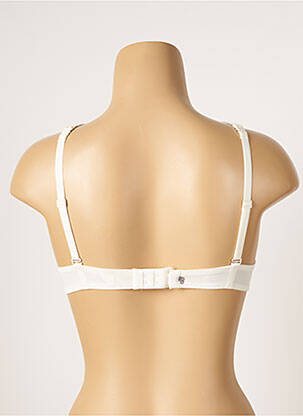 Soutien-gorge effet matière satinée haut soutien-gorge moulé beige SIMONE PERELE femme