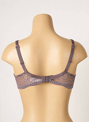 Soutien-gorge légère et transparente haut soutien-gorge moulé gris SIMONE PERELE femme