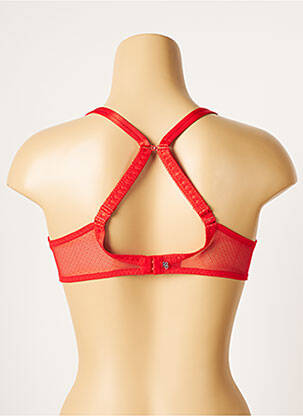 Soutien-gorge bretelle multi position haut soutien-gorge moulé rouge SIMONE PERELE femme