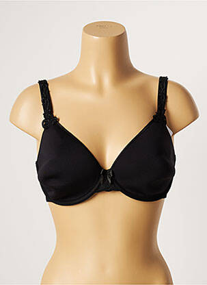 Soutien-gorge broderie haut soutien-gorge moulé noir SIMONE PERELE femme