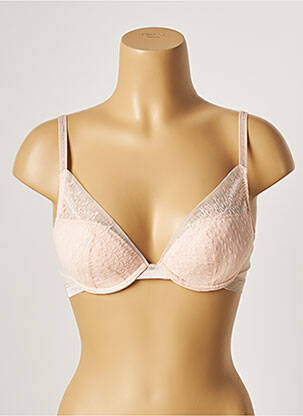 Soutien-gorge broderie haut soutien-gorge moulé rose SIMONE PERELE femme