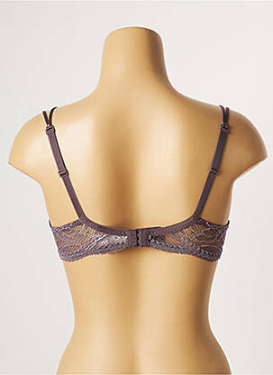 Soutien-gorge tissage dentelle haut soutien-gorge moulé violet SIMONE PERELE femme