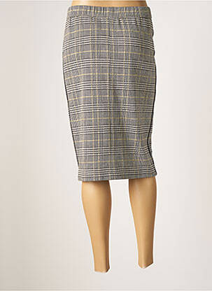 Jupe mi-longue stretch gris RABE femme