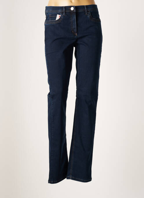 Jeans coupe slim bleu ZERRES pour femme