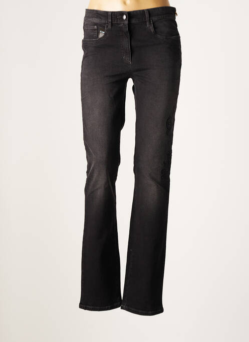 Jeans coupe slim gris ZERRES pour femme