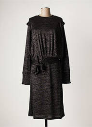 Robe mi-longue noir NÜ femme