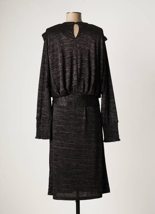 Robe mi-longue noir NÜ pour femme