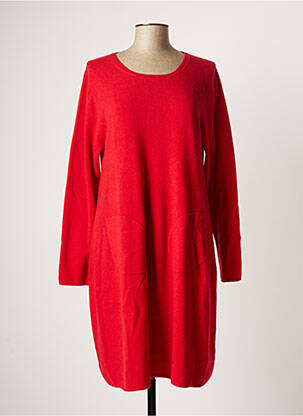 Robe pull rouge ESTHEME pour femme