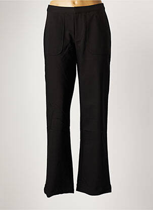 Pantalon chino tissage popeline taille normale noir CREAM femme