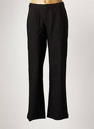 Pantalon chino tissage popeline taille normale noir CREAM femme