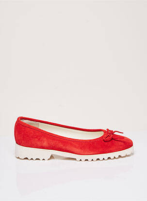 Ballerines type de semelle amortissante talon plat jusqu'à 3cm rouge SUSY femme