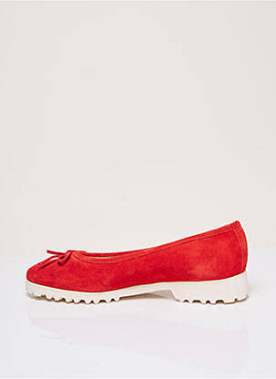 Ballerines type de semelle amortissante talon plat jusqu'à 3cm rouge SUSY femme