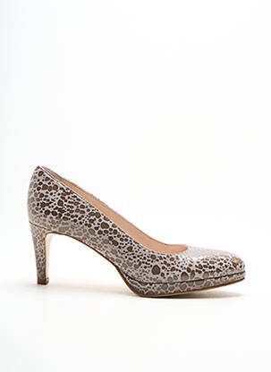 Escarpins nubuck talon de 7 à 9cm vert PARALLELE femme