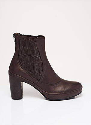 Bottines/Boots marron HOMERS pour femme