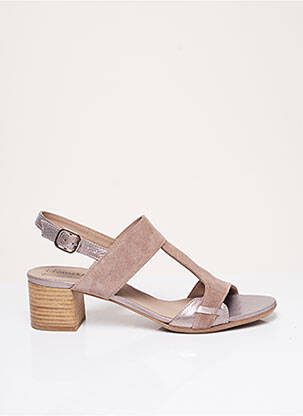 Sandales/Nu pieds gris HOMERS pour femme