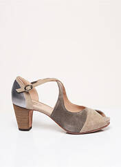 Sandales/Nu pieds gris HOMERS pour femme seconde vue