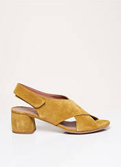 Sandales/Nu pieds jaune HOMERS pour femme seconde vue