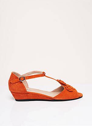 Sandales/Nu pieds orange HOMERS pour femme