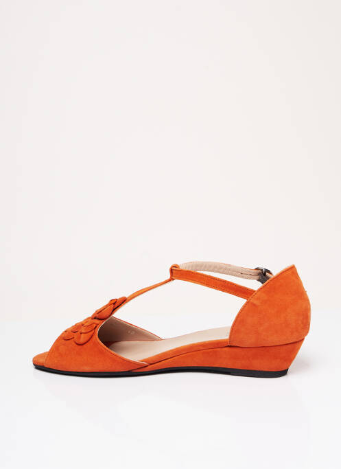 Sandales/Nu pieds orange HOMERS pour femme