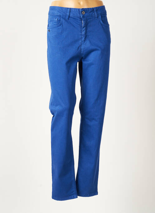 Pantalon slim bleu FRED SABATIER pour femme