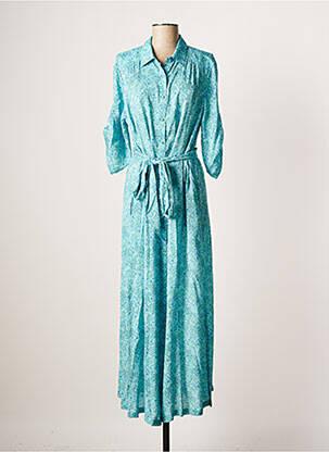 Robe longue bleu EVA KAYAN pour femme