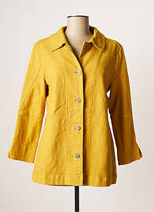 Manteau court jaune LUNATISME pour femme