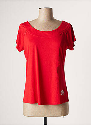 T-shirt rouge DIVAS pour femme