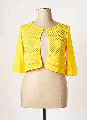 Gilet manches longues jaune OLIVIER PHILIPS pour femme seconde vue