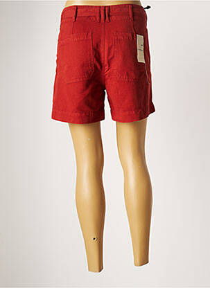 Short fermeture zippée sous rabat boutonné taille normale orange FIVE femme